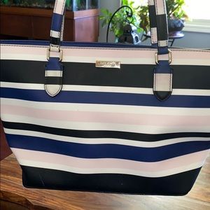 Laurel Way Printed Neda Cruise Stripes bag